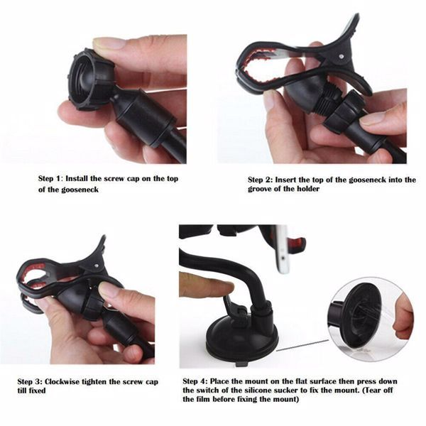 Universal Double Clamp Hose Bracket With Adhesive, Not Shipped On Weekends